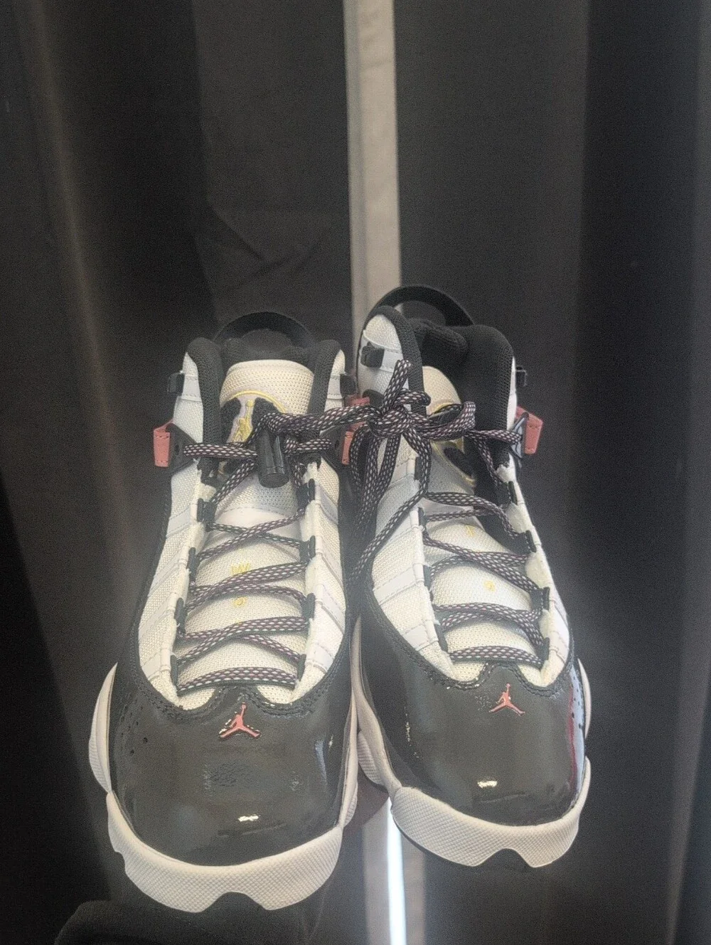 Kids Jordan 6 Rings White Red Stardust Vapor Green Anthracite (GS) Size 7Y NWOB